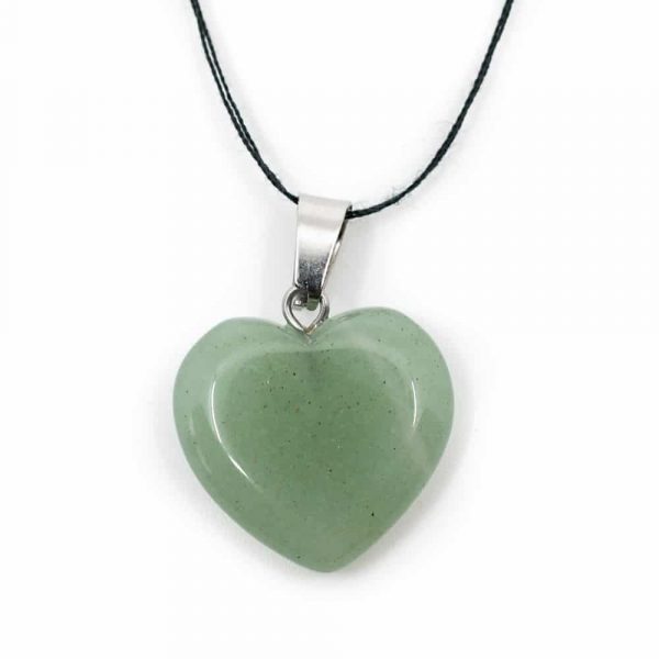 Heart Shape Gemstones Pendant Green Aventurine Mm Zenvol Europe