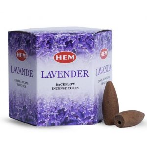 HEM Backflow Incense Cones Lavender (12 cones)