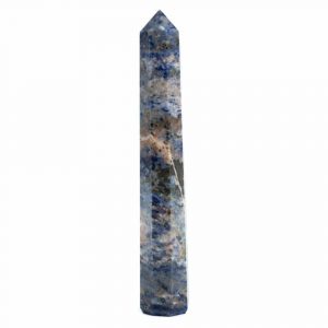 Gemstone Obelisk Point Sodalite - 90-120 mm - 8 Sides