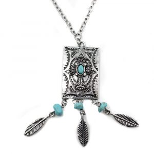Bohemian Necklace with Amulet