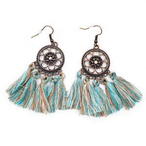 Bohemian Earrings with Antique Finish