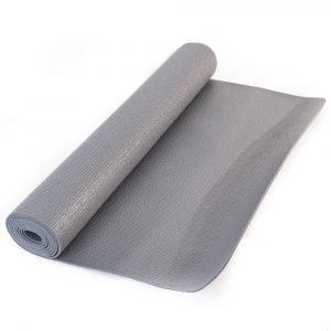 PVC Yoga Mat Grey - 183 x 61 x 0.4 cm