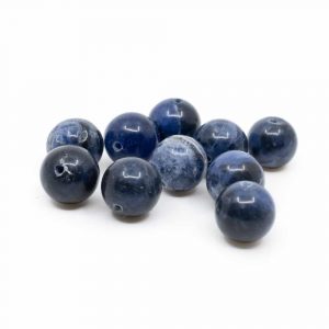 Gemstone Loose Beads New Sodalite - 10 pieces (10 mm)