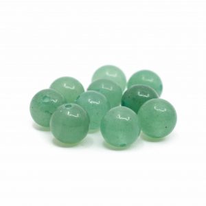 Gemstone Loose Beads Green Aventurine - 10 pieces (8 mm)