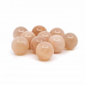 Gemstone Loose Beads Sunstone - 10 pieces (8 mm)