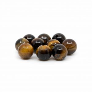 Gemstone Loose Beads Tiger Eye - 10 pieces (8 mm)