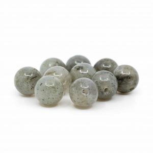Gemstone Loose Spectrolite Beads - 10 pieces (8 mm)