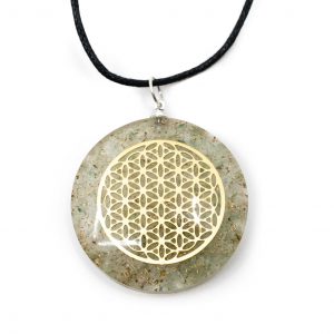 Orgon Pendant Flower of Life - Green Aventurine