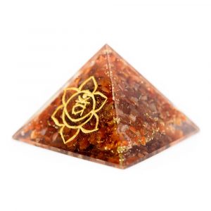 Orgonite Pyramid Carnelian  - Sacral Chakra (70 mm)