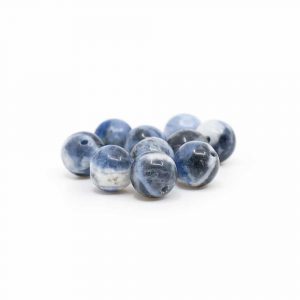 Gemstone Loose Beads Sodalite - 10 pieces (6 mm)