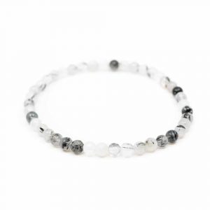 Gemstone Bracelet Rutile Quartz White