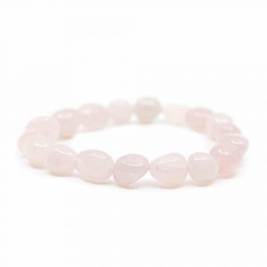 Gemstone Bracelet Rose Quartz Tumbled Stones