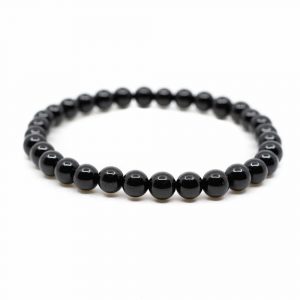 Gemstone Bracelet Black Tourmaline (6 mm Beads)
