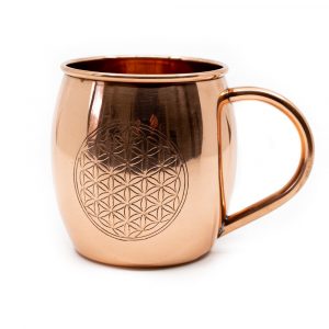Copper Cup Flower of Life Etched (470 ml)
