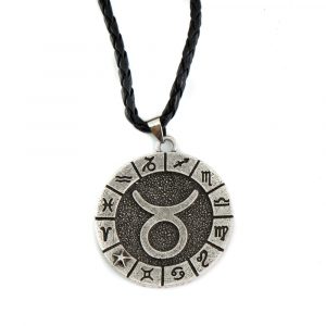 Metal Horoscope Pendant Taurus (40 mm)