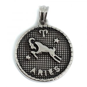 Metal Horoscope Pendant Aries (25 mm)