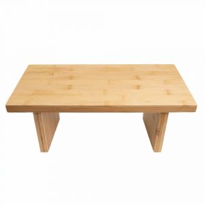Meditation Bench Durable Bamboo Wood - Removable Legs