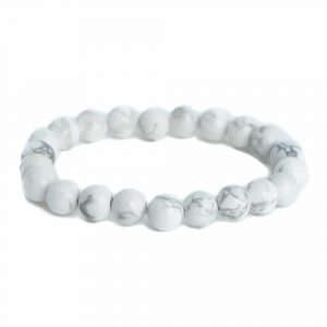 Gemstone Bracelet Howlite - 8 mm