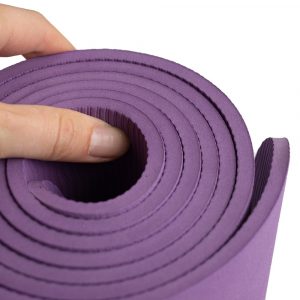 Spiru TPE Yoga Mat Purple - Extra Thick - 6 mm - 183 x 61 cm