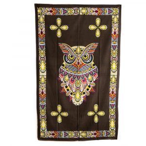 Owl Tapestry Cotton Authentic (215 x 135 cm)