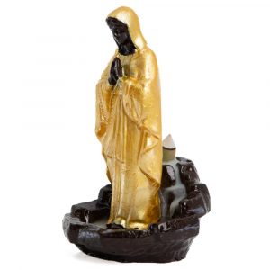 Backflow Incense Burner Saint Mary (18.5 cm) with Cones Included