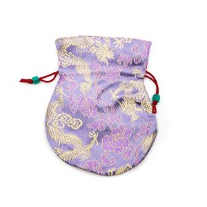 Brocade Bag Handmade - Lilac