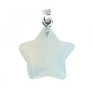 Gemstone Pendant Star Opalite (2 cm)