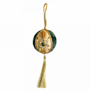 Pendant Ornament Traditional Ball Green (24 cm)