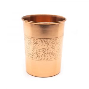 Copper Cup Decoration Etched (350 ml)