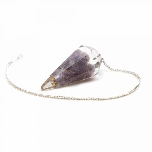 Pendulum Gemstone Lepidolite Orgon Purple