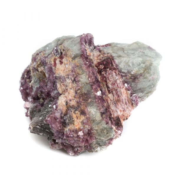 Raw Albite with Pink Tourmaline Inclusions Gemstone 60 - 80 mm - Zenvol ...