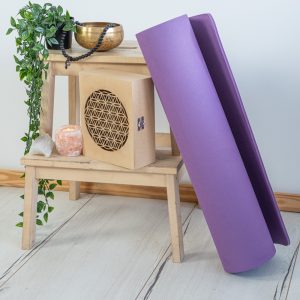 Spiru TPE Yoga Mat Purple - Extra Thick - 6 mm - 183 x 61 cm