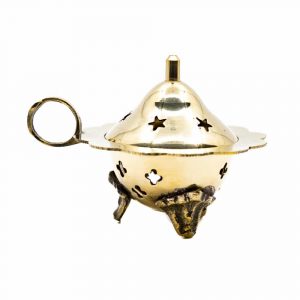 Traditional Incense Burner Brass with Handle