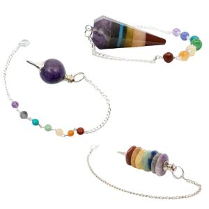 7 Chakra Pendulum Set - Bundle