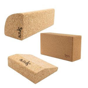 Cork Yoga Block Set with Various Shapes