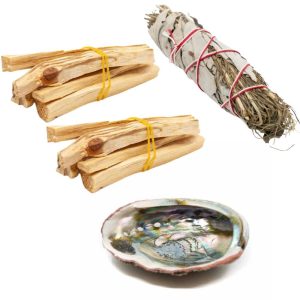 Clean Your House Package with White Sage & Rosemary Smudge (Large) - Bundle