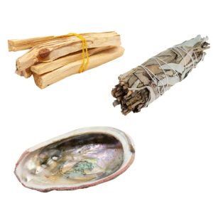 Clean Your House Package with White Sage & Lavender Smudge (Medium) - Bundle