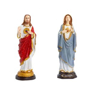 Image of the Sacred Heart of Jesus Christ and Mother Mary - Bundle