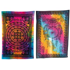 Authentic Wall Tapestries Set Animals (Colorful) - Bundle