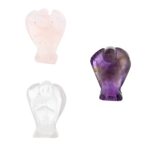 Gemstone Angels Golden Triangle - Set of 3 (20 mm)