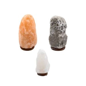 Himalaya Salt Lamp Set - Three Colors